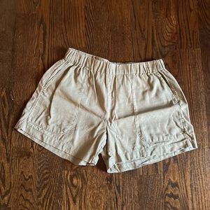 Banana Republic Green Linen Blend Shorts- XS